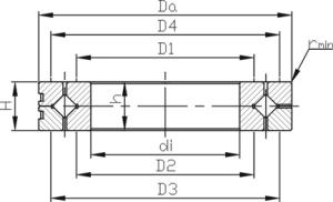 Best Double Row Crossed Precision Cylindrical Roller Bearings SX011860 with NN Design wholesale