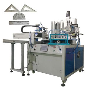 Best Automatic Plastic Ruler Screen Printing Machine with LED UV Curing System wholesale