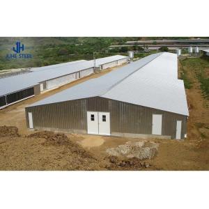 Best Sliding Door Steel Cattle Shed for Cow and Bull Solid H-shape Steel Beam Main Frame wholesale