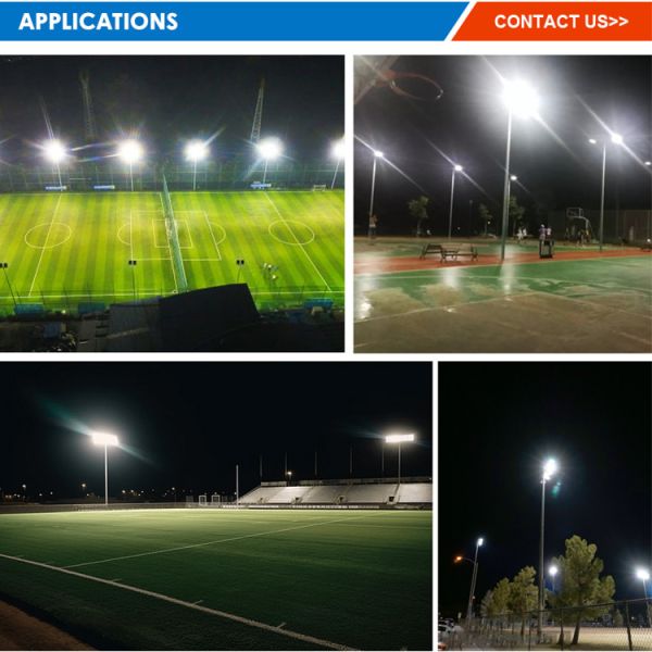 1200W IP66 LED Flood Light For Horse Arena Basketball Courts