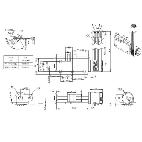 Durable 8mm 2 Phase 18 degree Weight 5.5 g PM Stepper Motor For Precision Medical Devices