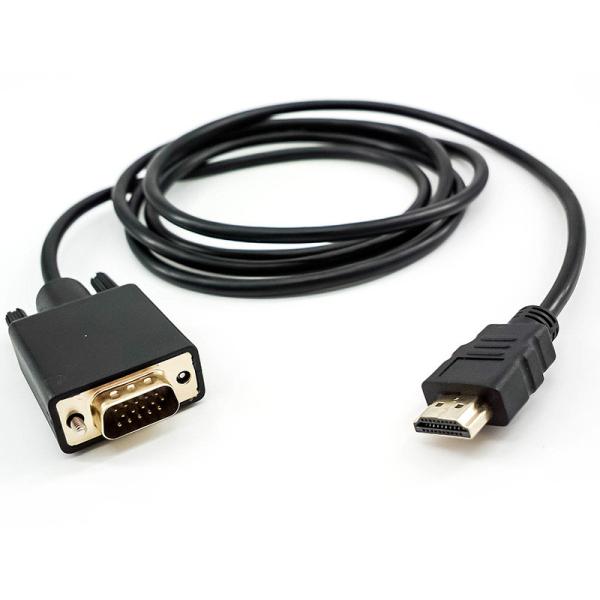 Cheap 1080P 60Hz 1.8 meter HDMI TO VGA HD Adapter Laptop Computer Converter for sale