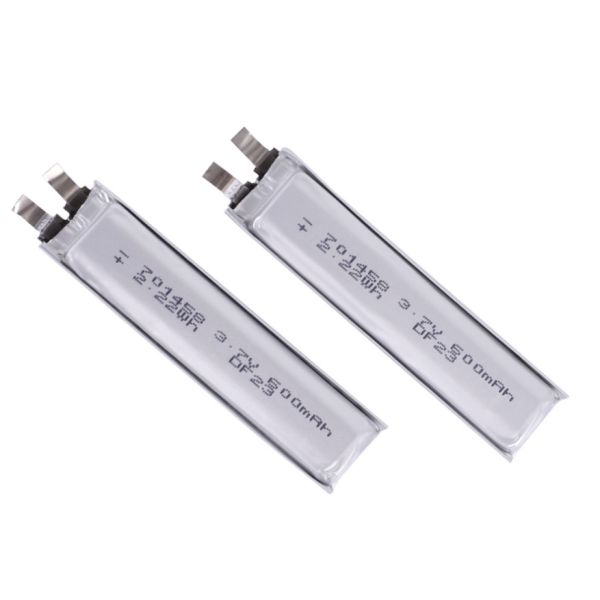 Lithium Polymer LiPo Battery Pack 600mah 3.7V For Consumer Electronics