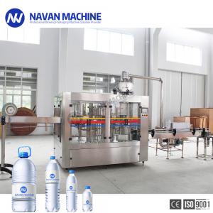 Best Small Linear Water Filling Machine Automatic Pure / Mineral Water Filling Rinsing Capping Line wholesale