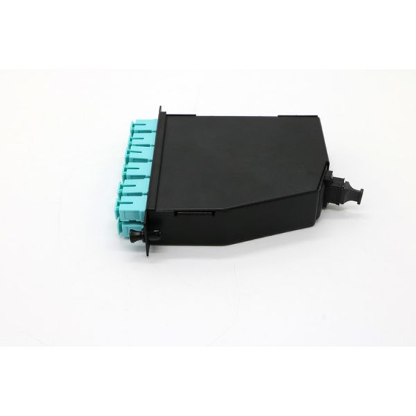 Customized Duplex Fiber Optic MPO Patch Panel MPO To LC Connectors 12 Port