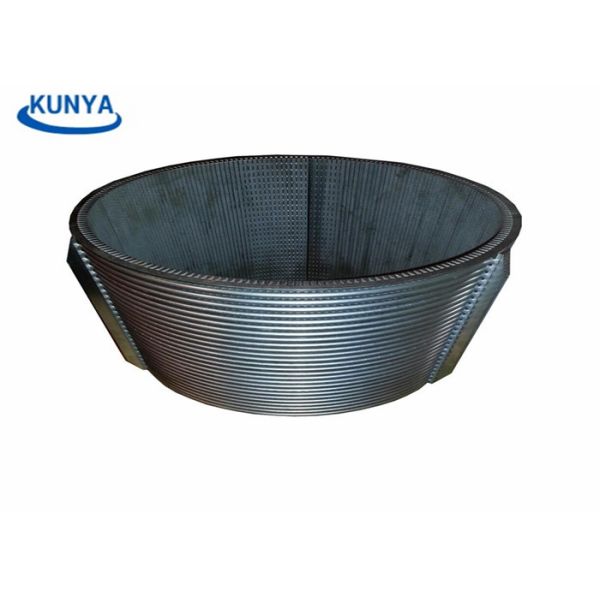 316L Johnson Wedge Wire Screen Basket Hastelloy Filter Strainer