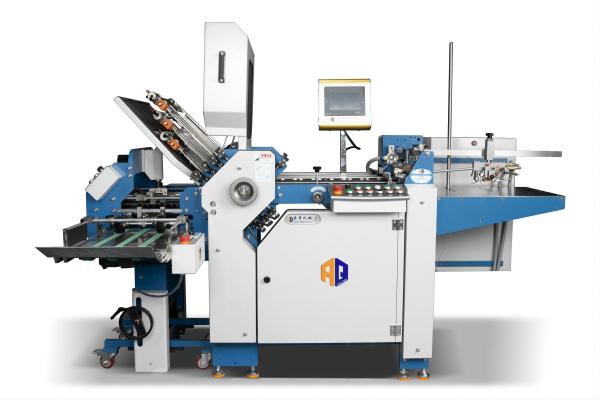 Cheap Automatic Brochure Paper Leaflet Folding Machine Paper Cross Folder Equipment for sale