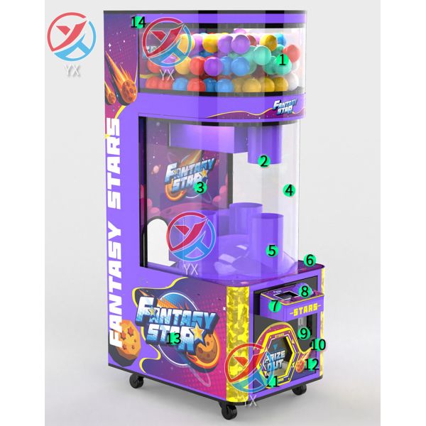 Compact Kids Tapping Game Machine