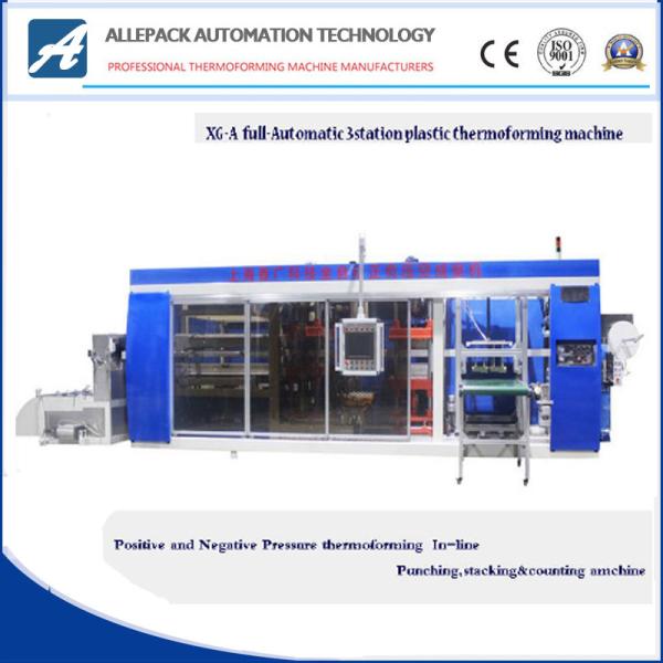 Cheap 12T Automatic Thermoforming Machine Making Plastic Lid / Tray / Container for sale