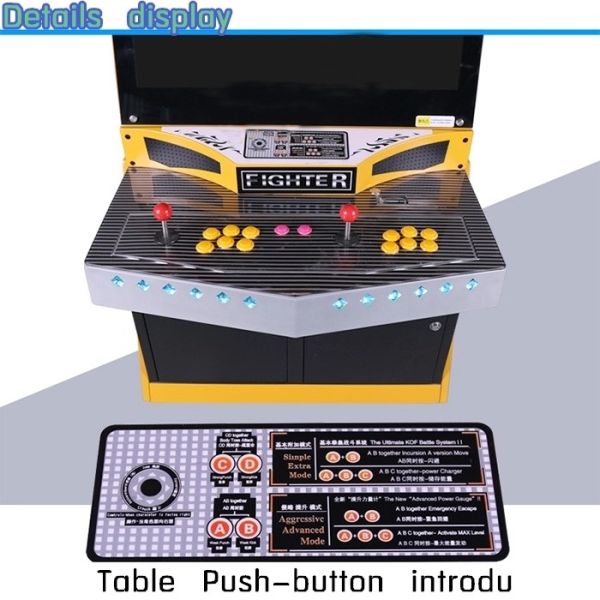 32 Inch Coin Operated Fighting Video Game Machine Arcade Cabinet Fighting Game Machine