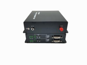 All Digit Remote Control Fiber Dvi Extender With Umcompressed Audio / Video Signal