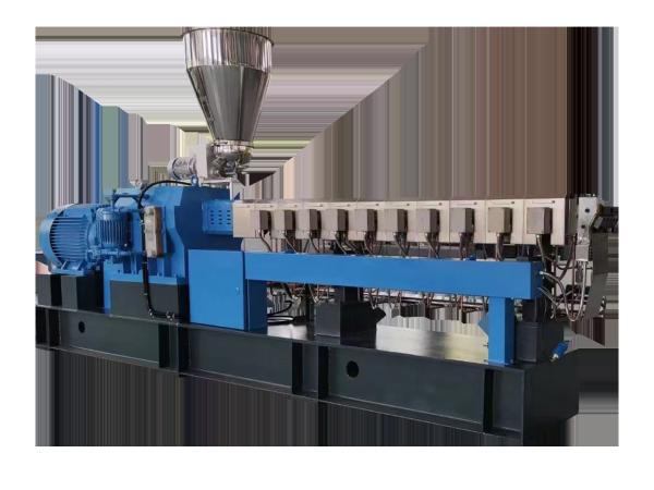 Cheap Double Stage Extrusion Granulator High Output Two Screw Extruder Bio Plastic Recycling Granules Extruder Machine for sale