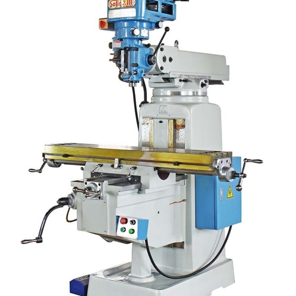 Industrial 3 Axis Vertical Turret Milling Machine For Metal Working