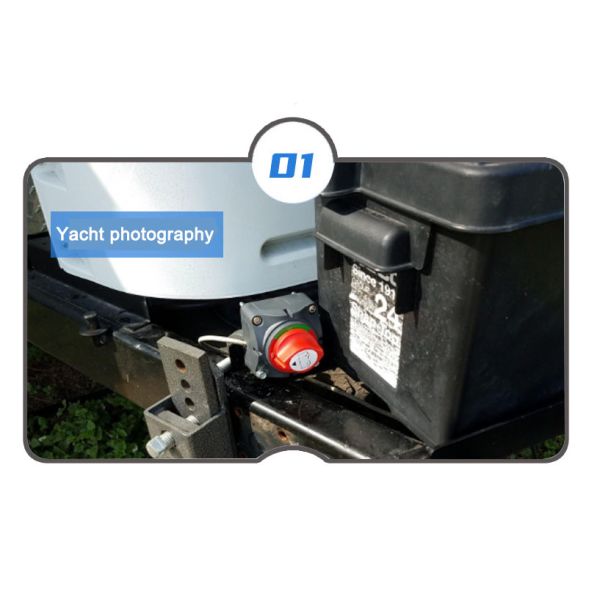 High Current Main Power Switch Rv Yacht Power Off Switch Knob Power Isolator Leak Proof Waterproof