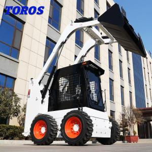 Best Road Maintenance Small Track Skid Steer Loader With 4 In 1 Bucket wholesale
