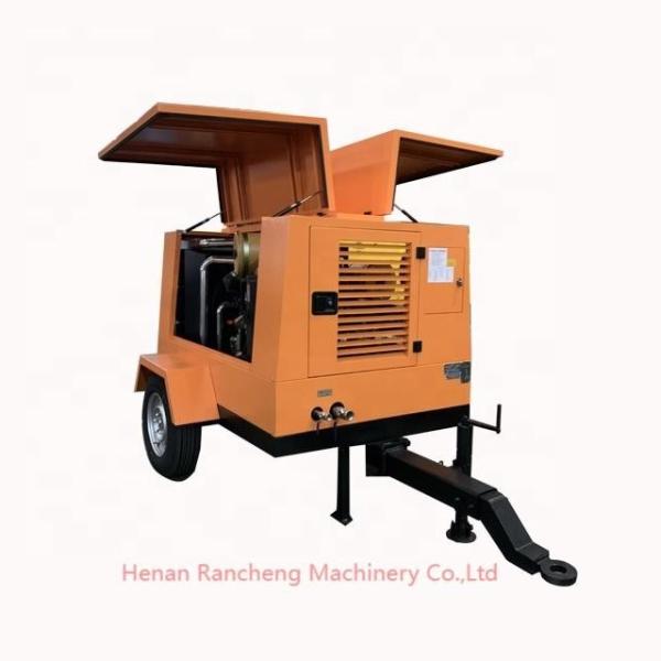 Cheap 1400kg Portable Diesel Screw Air Compressor 55KW For Single Compression Stage for sale