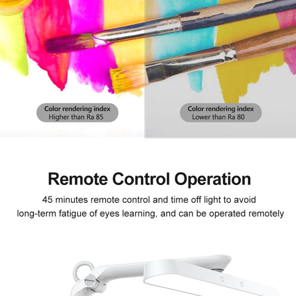 7.2W Remote Control Adjustable LED Desk Lamp Reading Table Lights