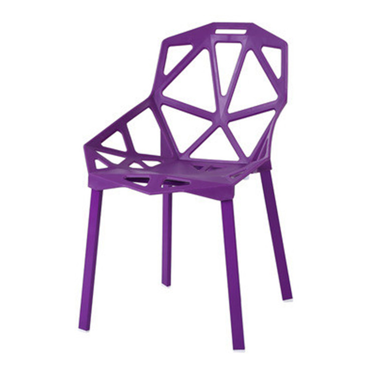 Stackable 12kgs 0.26CBM 81cm Modern Plastic Chairs