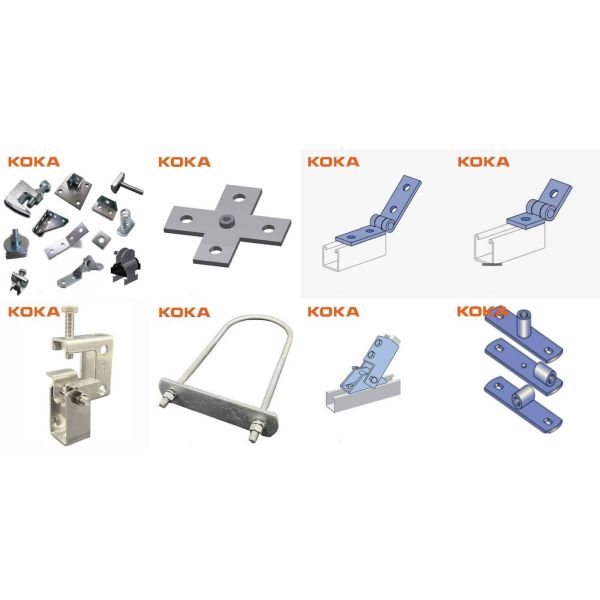 Modular Profile 120x100x4mm Electrical Galvanized Square Channel