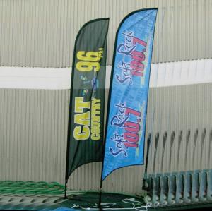 China Advertising Feather Flags , outdoor Flying banners for Tradeshow on sale