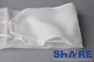 China PA66 Plain Weave Nut Milk 25 Micron Nylon Filter Bag on sale
