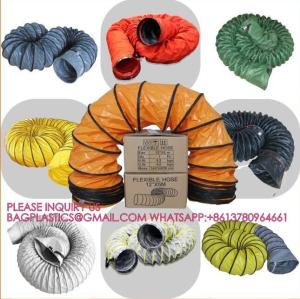 Ventilation Confined Limited Spaces Air Supply 200mm 5m Fire Resistant PVC Flexible Air Duct