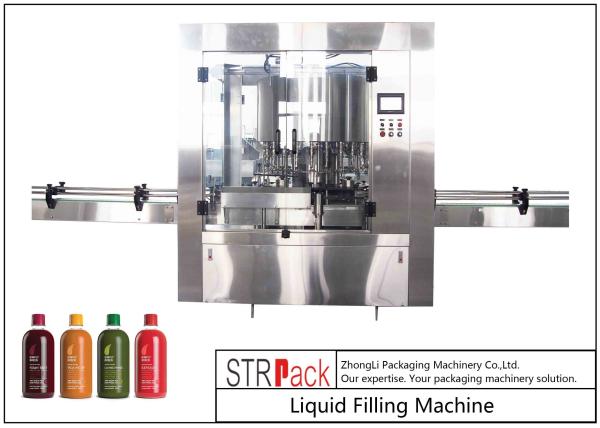 Cheap 100ml - 1L Rotary Liquid Filling Machine For Antifreeze Beverages / Motor Oil 3000 B/H for sale