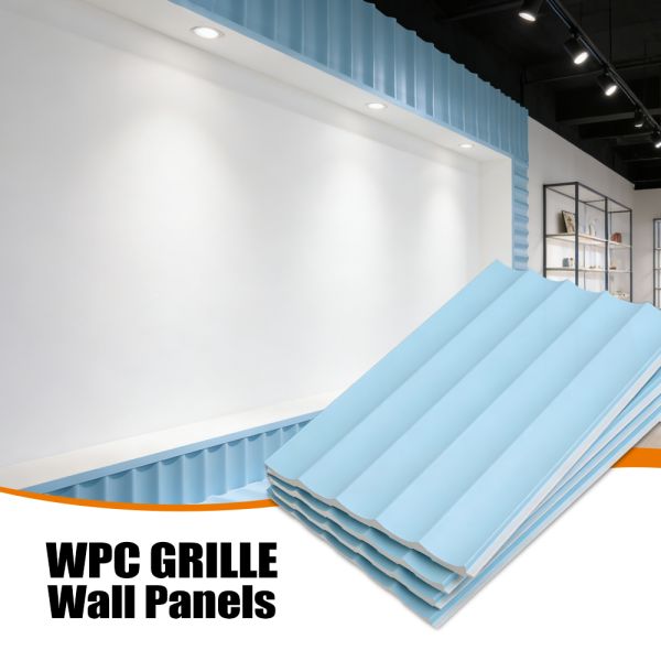 Hot Sale Customized Wpc Interior Wall Panel Waterproof Fluted Wall Panel For Indoor Decoration