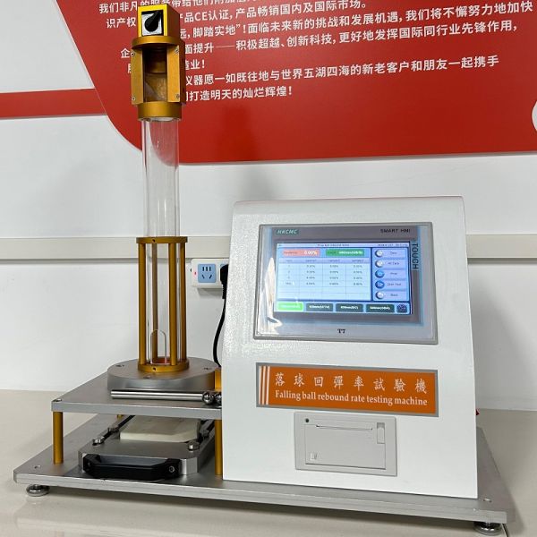 Drop Ball Foam Rebound Resilience Testing Machine Equipment Meeting ISO 8307 Standard