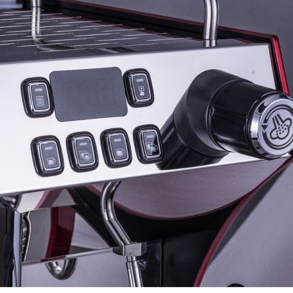 220V Two Groups Semi Automatic Coffee Maker , Silk Nespresso Coffee Machine