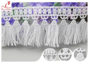 Best French Venice Guipure Tassels Fringe Polyester Lace Trim For Clothing Decorative wholesale
