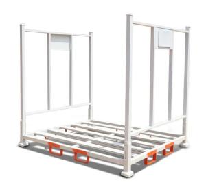 China Powder Coated Steel Stackable Pallet Racks 1200*1200*1100mm For Goods Turnover on sale