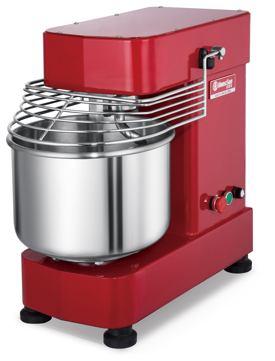10 Liter Spiral Dough Kneader Machine 750W 12-25r/min For Bread Shop