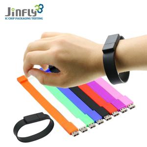 China Laser Engraving Bracelet Usb Flash Drive Portable 64gb 128gb on sale