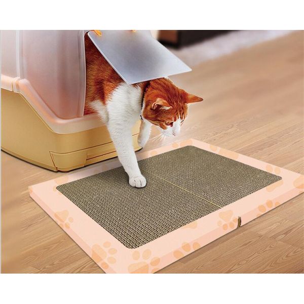 Vertical Sofa Corner Cat Scratcher Reversible Satisfy Cats' Natural Needs