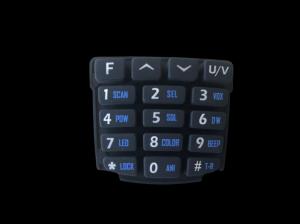 China Custom Silicone Rubber Keypad Interpone Keypad Intercom Button on sale