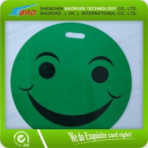 Best PVC Smiley Luggage Tag, fashion six colors luggage tag wholesale