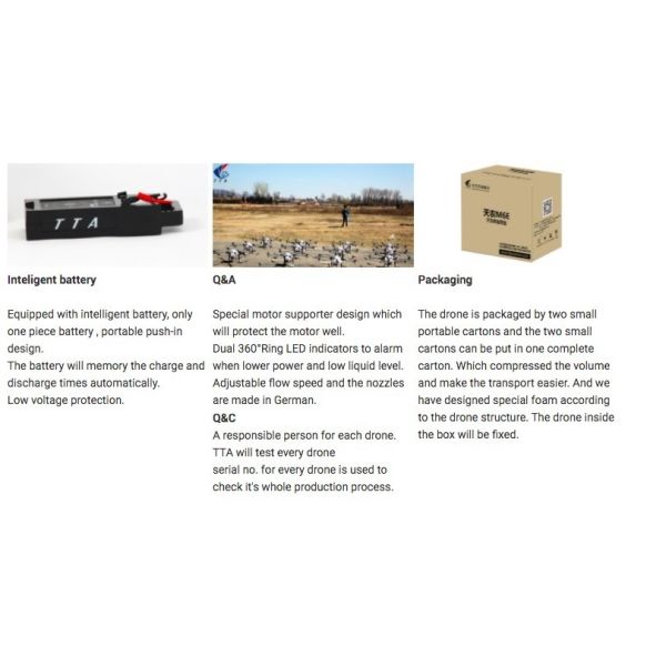Automatic Spot Spraying Drone High Efficiency Farm Drone Sprayer
