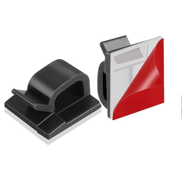 Self Adhesive Cable Cord Clip Holder C Shape OEM ODM Easy Installation