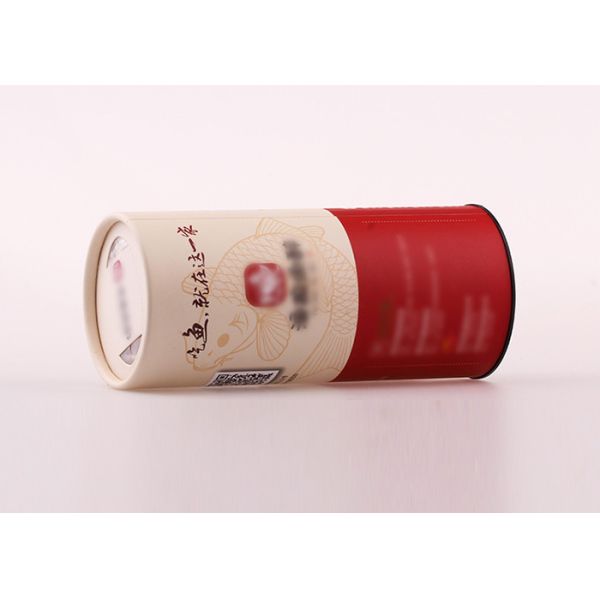 OEM / ODM Paper Cans Packaging Round Cylinder Boxes For Tissue Packaging