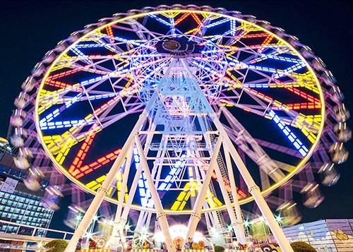 Cheap 42M big fairground park rides ferris wheel observation wheel outdoor children games for sale