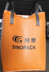 Best Orange 500kg Big Bag FIBC With Filler Cords , Large FIBC Jumbo Bag wholesale