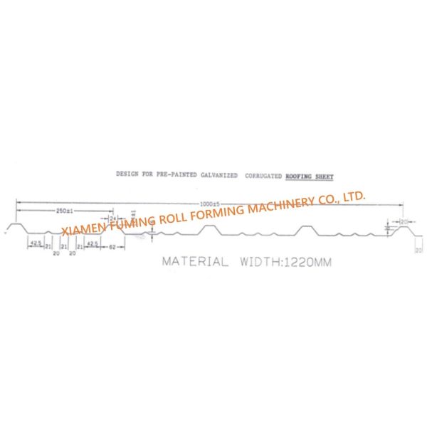 Stable Wall Cladding Roof Panel Roll Forming Machine Precision Dual Level