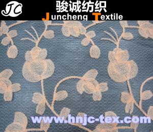 Best Excellent Quality Knitted Cotton/Nylon Embroidered Lace fabric Wholesale wholesale