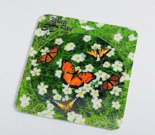 PLASTIC LENTICULAR 3D flip morph zoom animation explosion twist compress rotation zig zag lenticular printing mouse pads