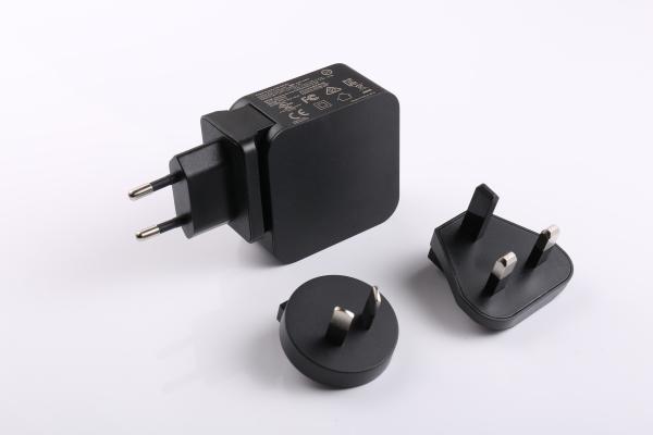 Cheap Travel USB Wall Charger 45W PD Universal 5V 9V 12V Max Output 3A for sale