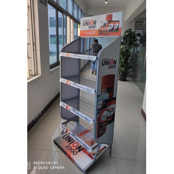 Castrol Lubricating Motor Oil Display Rack Engine Oil Display Rack For Garage