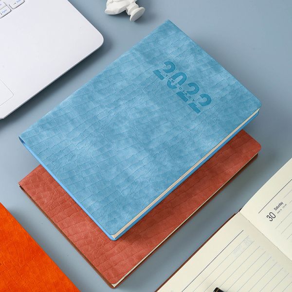 Efficiently Manage Your Time with 2022 A5 Time Management Kraft Notebook Customizable
