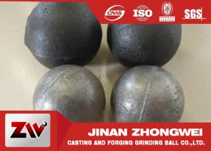 China Cement plant use  forged and low chrome cast grinding ball / steel grinding balls on sale