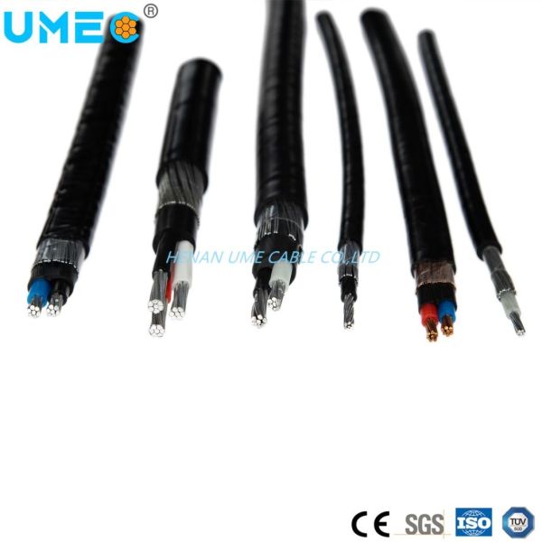 Stranded Conductor Type CAAI Cable for Aerial Bundled Cable All Size 2/3/4/5/6 Cores